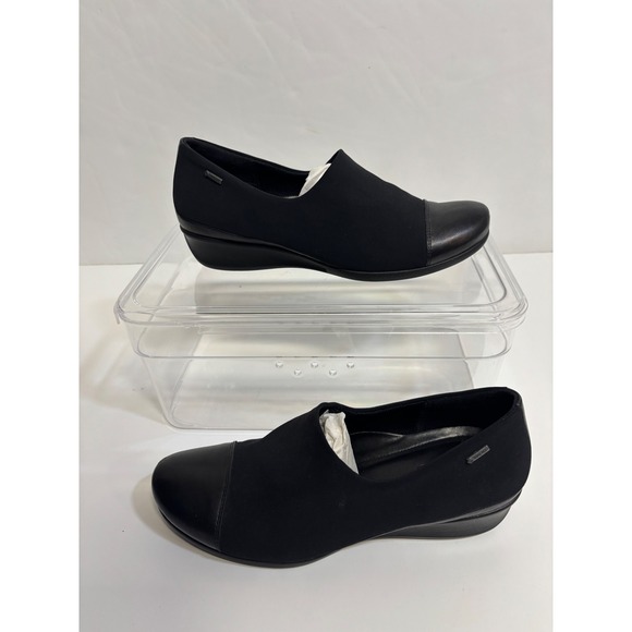 Women's ECCO Abelone‎ Black Slip On Wedge - Picture 2 of 5